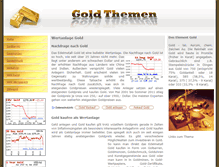 Tablet Screenshot of goldthemen.de